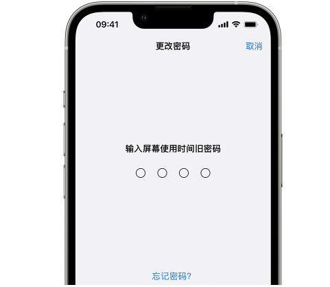 新华镇iPhone屏幕维修分享iPhone屏幕使用时间密码忘记了怎么办 