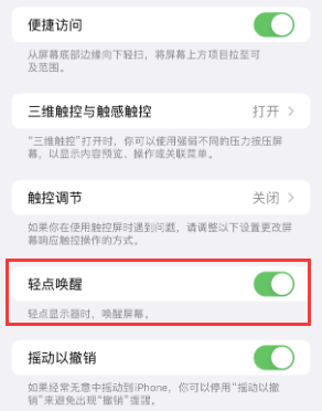 新华镇苹果授权维修站分享iPhone轻点无法唤醒怎么办 