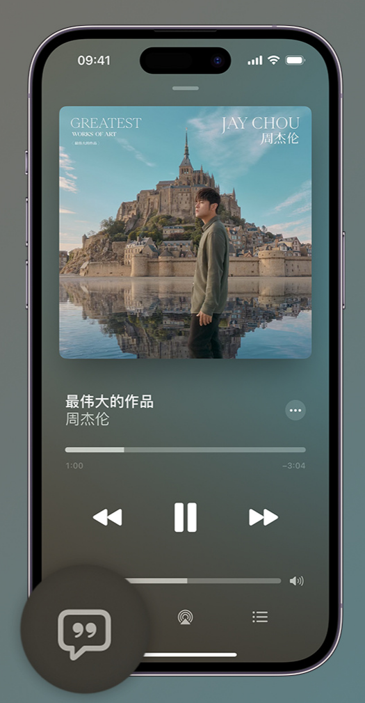 新华镇iphone维修分享如何在iPhone上使用Apple Music全新唱歌功能 