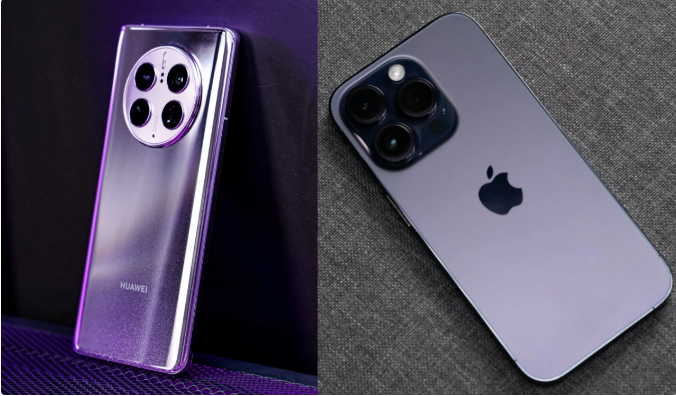 新华镇苹果14维修分享华为Mate50与iPhone14哪个好？ 